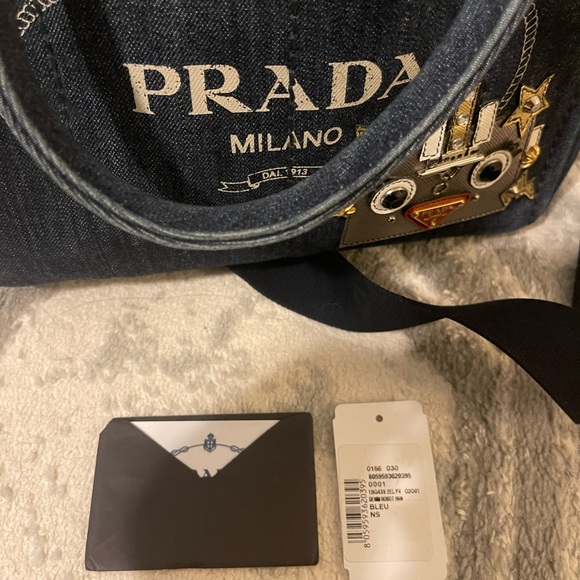 Prada Robot Denim tote - Picture 7 of 11